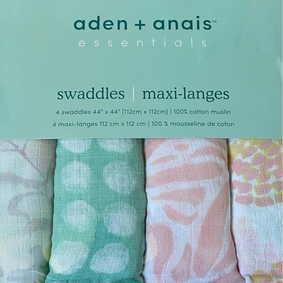 NIB Aden + Anais Essentials Muslin Swaddles - Picture 3 of 6